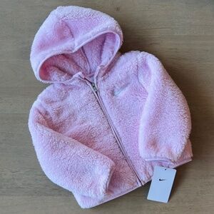 Nike Sherpa hoodie jacket size 18 Month